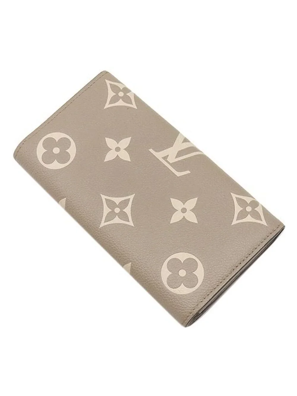 Louis Vuitton Wallet Portefeuille Sarah NM Monogram Empreinte Tourterelle Cream